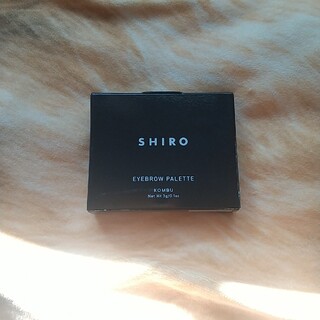 シロ(shiro)の新品 未使用 旧品 SHIRO がごめ昆布アイブロウパレット 9A02 グレー(パウダーアイブロウ)