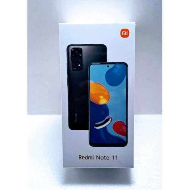 新品 ・ 未開封 Xiaomi Redmi Note 11 グラファイトグレー 2022セール
