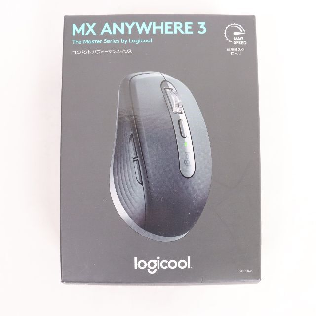 ワイヤレスマウスlogicool MX ANYWHERE 3　ワイヤレスマウス　黒　USED