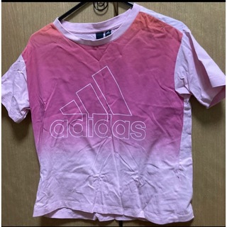 アディダス(adidas)のadidasピンクTシャツ(Tシャツ(半袖/袖なし))