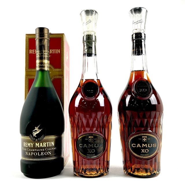 大幅値下/メール便OK/日本製 3本 コニャック REMY MARTIN Hennessy