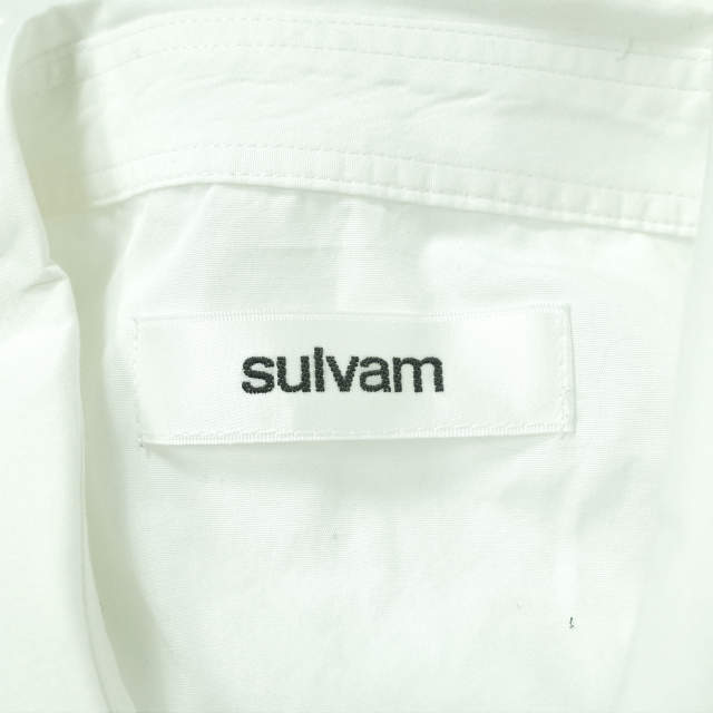 sulvam サルバム 22SS 日本製 Slash collar shirt スラッシュ