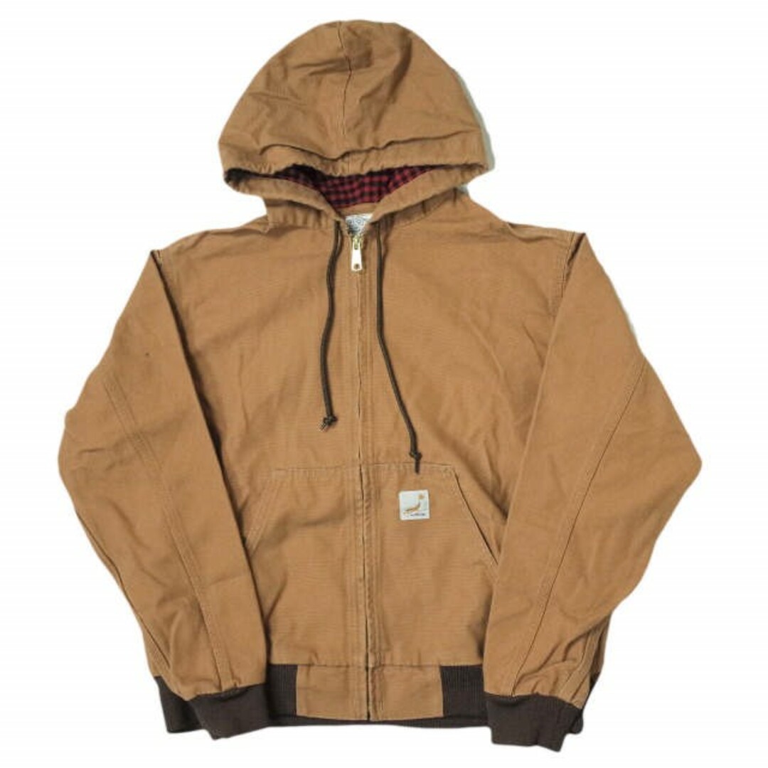 orslow x BEAMS BOY オアスロウ ビームスボーイ 別注 日本製 ブラウンダックフードジャケット XS(0) BROWN ワーク ブルゾン アウター【orslow × BEAMS BOY】