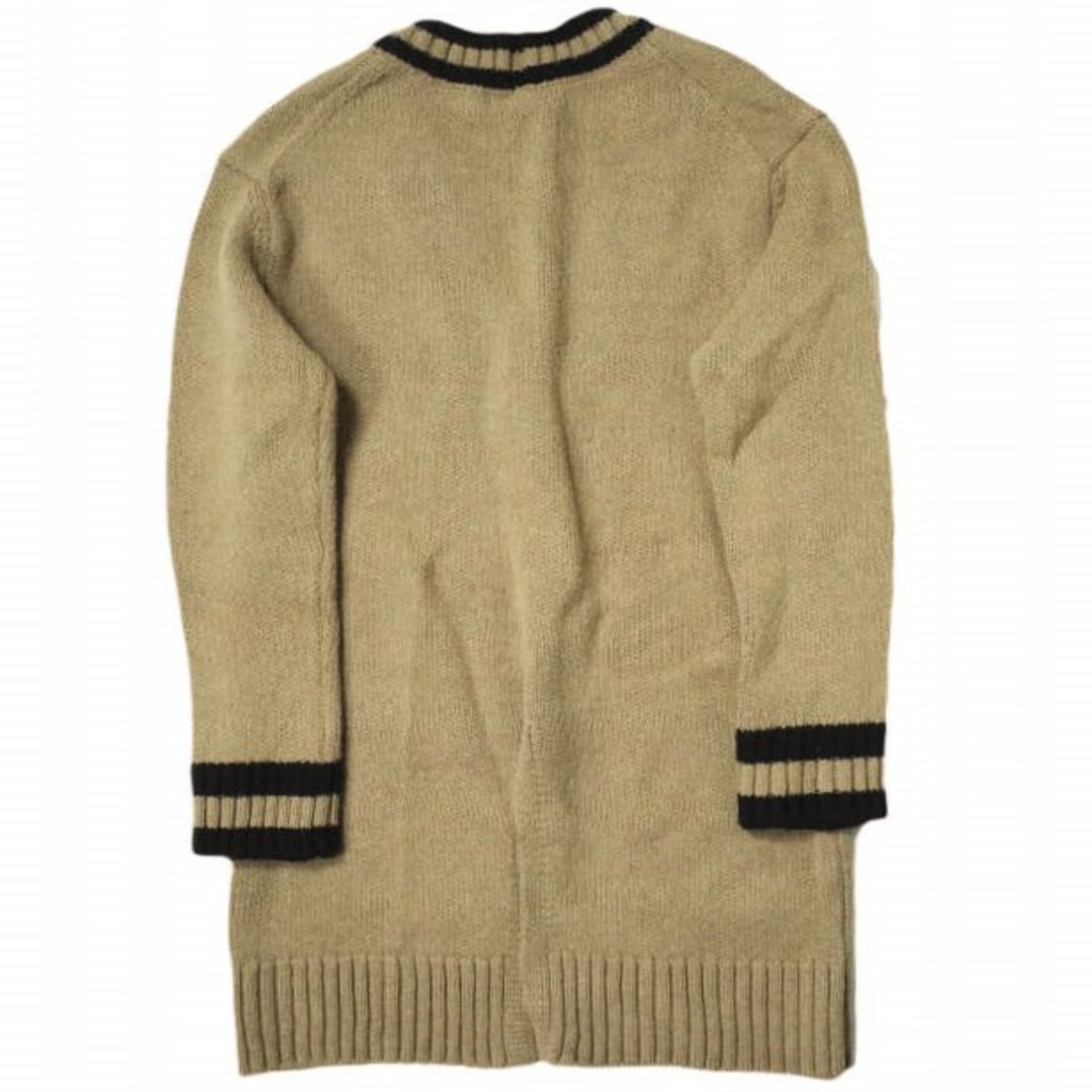 CINOH - CINOH チノ 18AW V Neck Leather Pocket Knit Vネックレザー