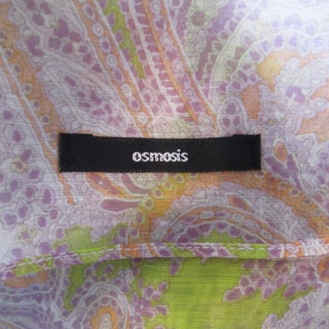 OSMOSIS(オズモーシス)の美品　オズモーシス　OSMOSIS　薄手　総柄ストール レディースのファッション小物(ストール/パシュミナ)の商品写真