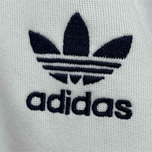 ★adidas トラックトップ スーバースター ホワイト×ネイビー M