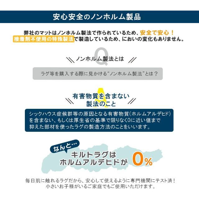 【サイズ:200×300cm(高反発)_色:無地・モカ】フリーリー ラグ カーペ 7