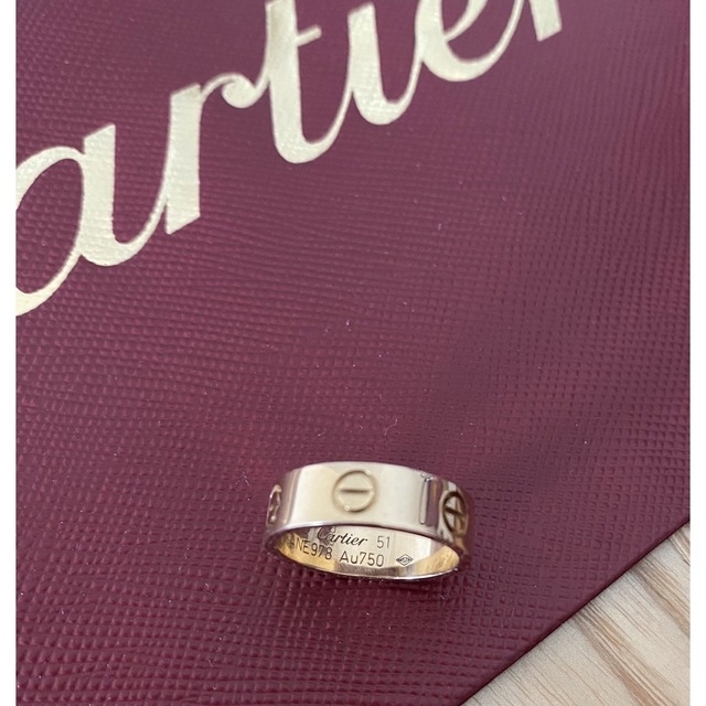 Cartier(カルティエ)のcartier   大人気　ラブリング　YG  正規品 レディースのアクセサリー(リング(指輪))の商品写真