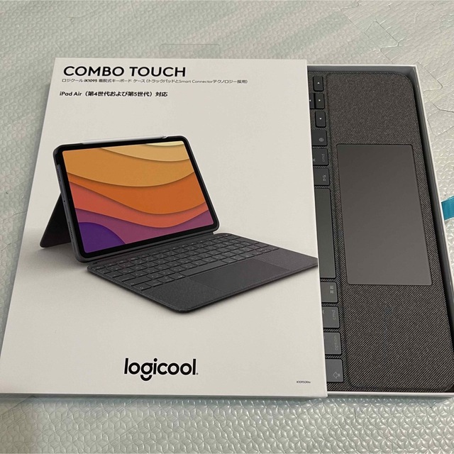 キーボード色ロジクール COMBO TOUCH iPad Air用 iK1095GRAr