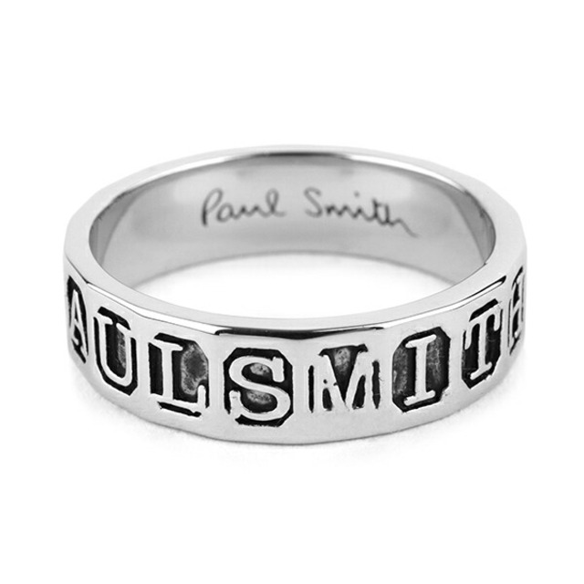 新品 ポールスミス PAUL SMITH リング STAMP RING シルバー SILVER