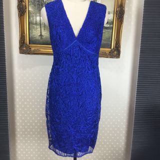 タダシショウジ(TADASHI SHOJI)の新品☆ TADASHI SHOJI サイズ6【T38】(ひざ丈ワンピース)