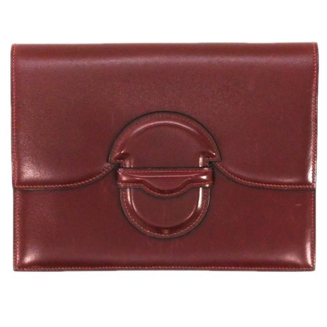 Hermes(エルメス)のエルメス クラッチ ファコ ボックスカーフ ルージュアッシュ JJS00949 レディースのバッグ(クラッチバッグ)の商品写真