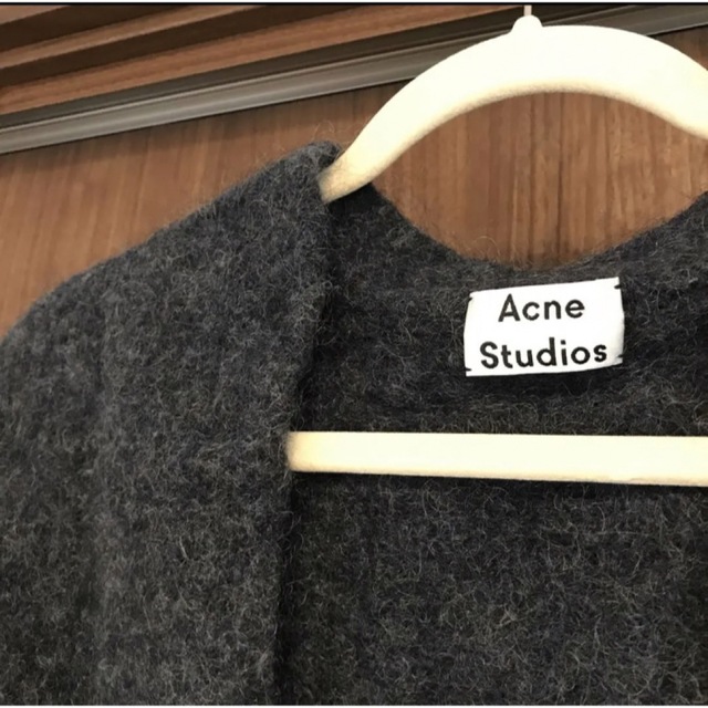 Acne Studios(アクネストゥディオズ)のacne studio ニット　モヘア　グレー　S アクネ レディースのトップス(ニット/セーター)の商品写真