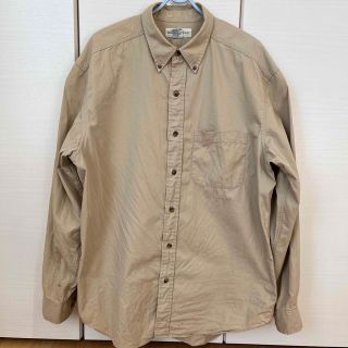 バナナリパブリック(Banana Republic)のメンズ　シャツ　Lサイズ　ベージュ(シャツ)