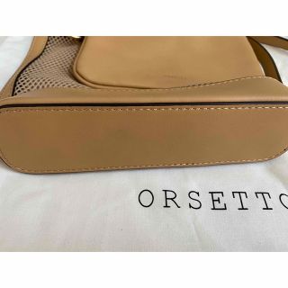 ORSETTO オルセット FILAポーチ付きメッシュショルダーミニバッグ