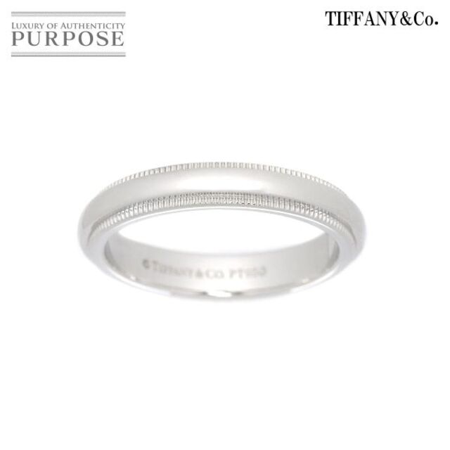 【超美品】Tiffany\u0026Co.（ティファニー）バンドリング 3mm Pt950