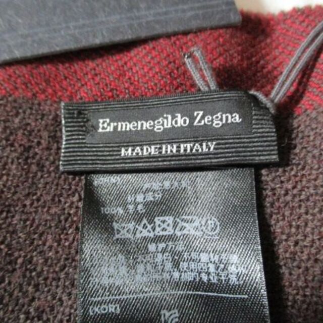 新品 エルメネジルド ゼニア ZEGNA ウール マフラー イタリア製