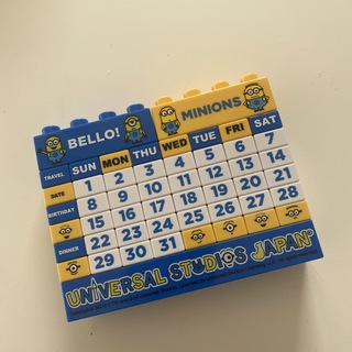ミニオン(ミニオン)のユニバ　USJ ミニオン　カレンダー　ブロック　レゴ　LEGO(積み木/ブロック)