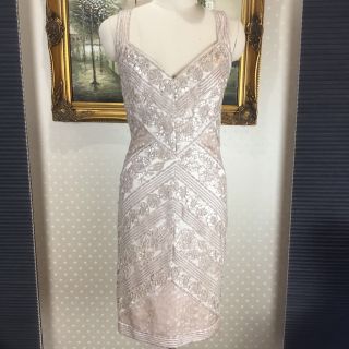 タダシショウジ(TADASHI SHOJI)の新品☆TADASHI SHIJO サイズS  【T 39】(ひざ丈ワンピース)