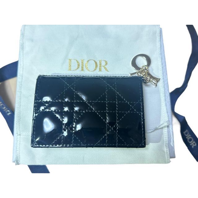 新品未使用☆DIOR レディディオール カナージュ カードホルダー