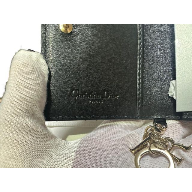 新品未使用☆DIOR レディディオール カナージュ カードホルダー