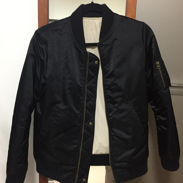 NINE(ナイン)のNINE リバーシブルMA-1 レディースのジャケット/アウター(ブルゾン)の商品写真