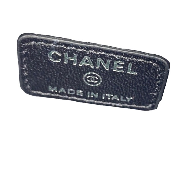 [USED/]CHANEL シャネル その他バッグ バッグ ココネージュ チェーンクラッチ マトラッセ シルバー金具 ボア素材 黒 31番台 黒 ブラック  tdc-000391-4d