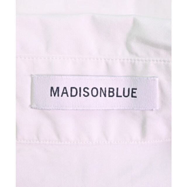 MADISONBLUE(マディソンブルー)のMADISON BLUE マディソンブルー カジュアルシャツ 00(XS位) 白 【古着】【中古】 レディースのトップス(シャツ/ブラウス(長袖/七分))の商品写真