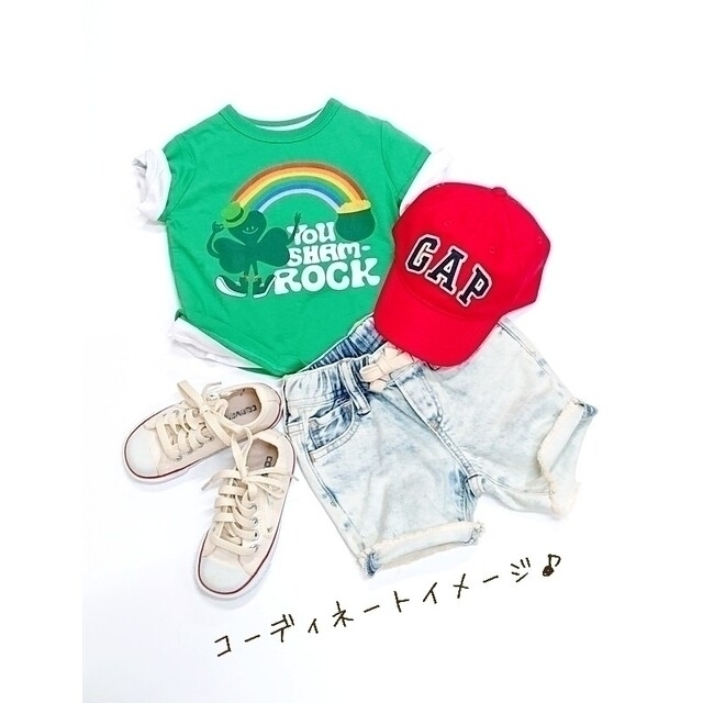 babyGAP(ベビーギャップ)の【新品】GAP オーガニックコットン 90cm Tシャツ★2着set キッズ/ベビー/マタニティのキッズ服男の子用(90cm~)(Tシャツ/カットソー)の商品写真