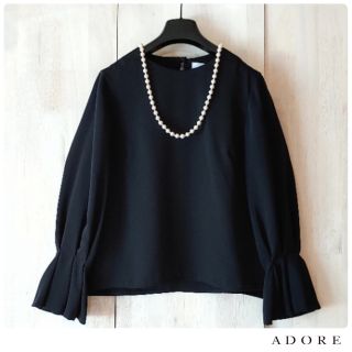 アドーア(ADORE)の◆幻◆希少美品 定価3.2万円 ADORE　ジョーゼットブラウス フォーマル(シャツ/ブラウス(長袖/七分))