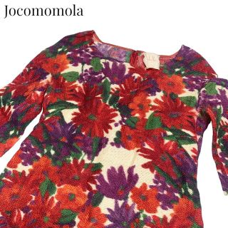 ホコモモラ(Jocomomola)の【Jocomomola】ウールワンピース　花柄　ホコモモラ(ひざ丈ワンピース)