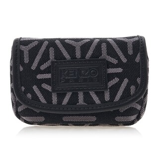 ケンゾー(KENZO)のKENZO ケンゾー 折り財布 ブラック ジャガード グレー(財布)