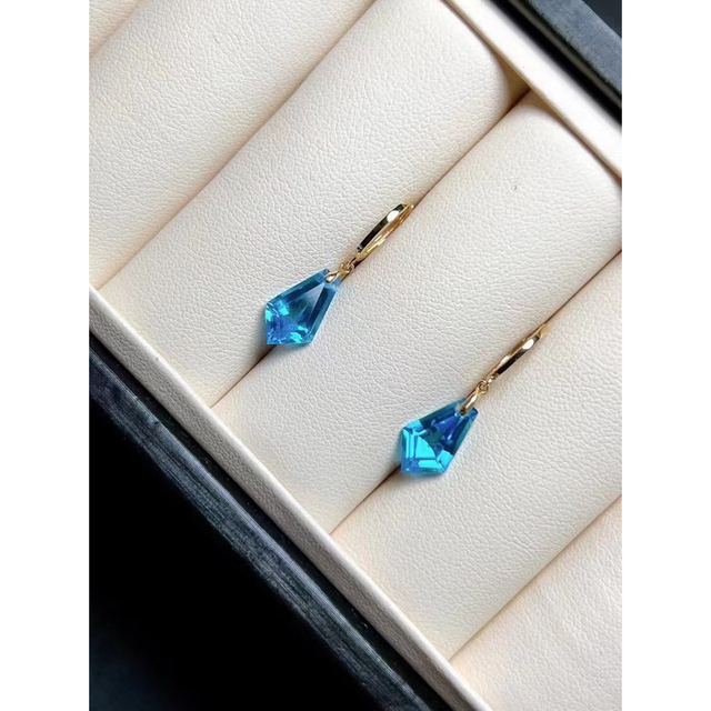 ⭐︎【天然 】トパーズ クォーツ ピアス k18 - electrabd.com