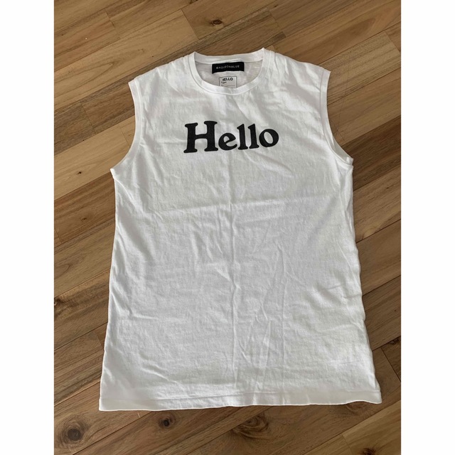 専用 マディソンブルーHELLO NOSLEEVE TEE