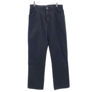 ディッキーズ(Dickies)のディッキーズ デニムパンツ w32 ブラック系 Dickies ロゴ刺繍 ジーパン メンズ 【中古】  【230306】(ワークパンツ/カーゴパンツ)