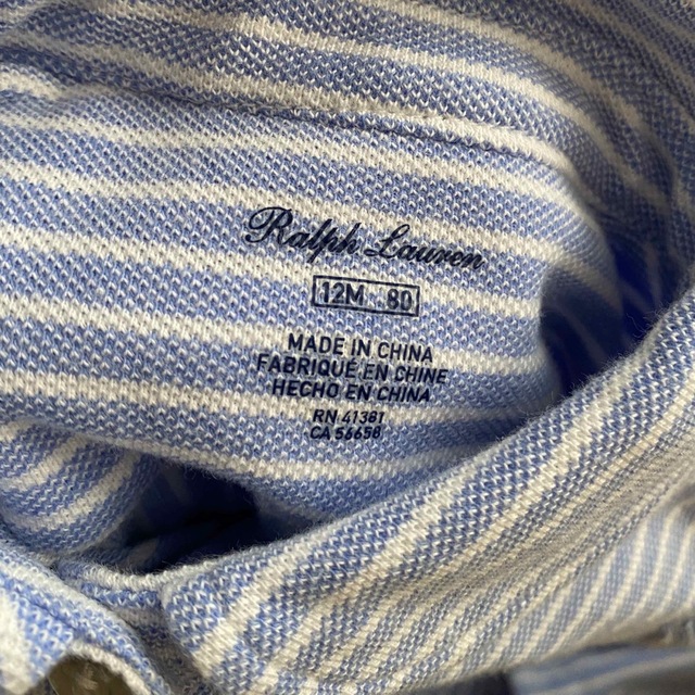 POLO RALPH LAUREN(ポロラルフローレン)のラルフローレン　キッズワンピース　80 キッズ/ベビー/マタニティのベビー服(~85cm)(ワンピース)の商品写真