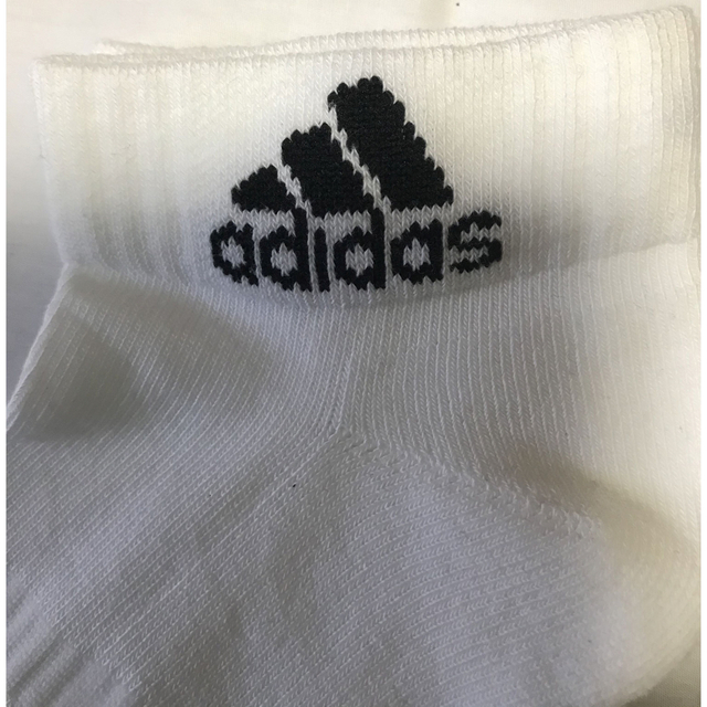 adidas(アディダス)の計3足 adidas アンクル ソックス 22〜24 白3足 レディースのレッグウェア(ソックス)の商品写真