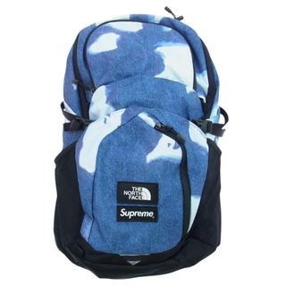 シュプリーム(Supreme)のSupreme シュプリーム バックパック 21AW The North face ノースフェイス Bleached Denim Print Pocono Backpack ブリーチド デニム プリント ポコノ ボックス ロゴ バック パック インディゴブルー系【新古品】【未使用】【中古】(バッグパック/リュック)