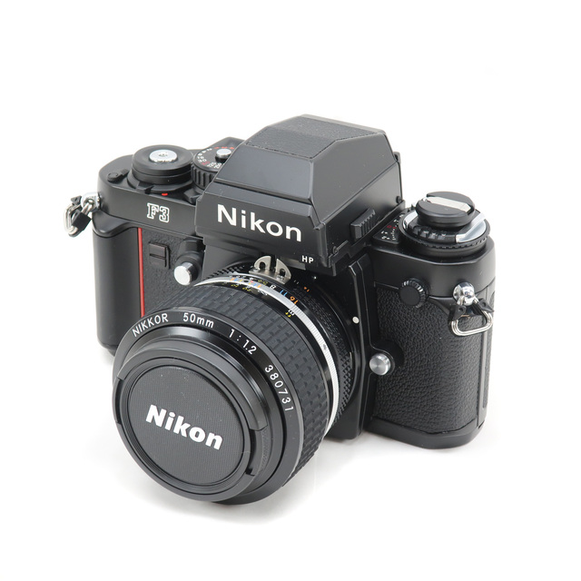 【Nikon】ニコン F3 HP AI-S NIKKOR 50mm F1.2 SB-12ストロボ _ フィルムカメラのサムネイル