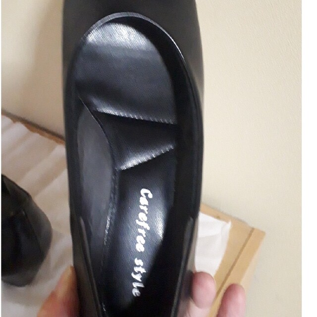 黒パンプス 　サイズ24（EEE）　冠婚葬祭 レディースの靴/シューズ(ハイヒール/パンプス)の商品写真