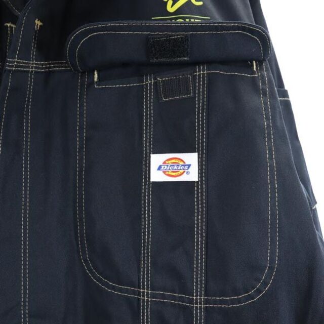 Dickies(ディッキーズ)のディッキーズ JA全青協 バック ロゴ プリント つなぎ LL 紺 Dickies JA YOUTH 長袖 作業着 作業服 オールインワン メンズ 【中古】  【230306】 その他のその他(その他)の商品写真