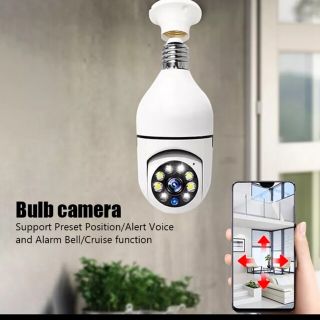 【残り１個】Bulb　Camera　ワイヤレス監視カメラ　電球形監視カメラ(防犯カメラ)