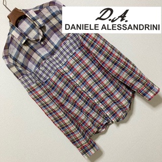 ダニエレアレッサンドリーニ(DANIELE ALESSANDRINI)の良品■DANIELE ALESSANDRINI■クレイジー パッチワーク シャツ(シャツ)