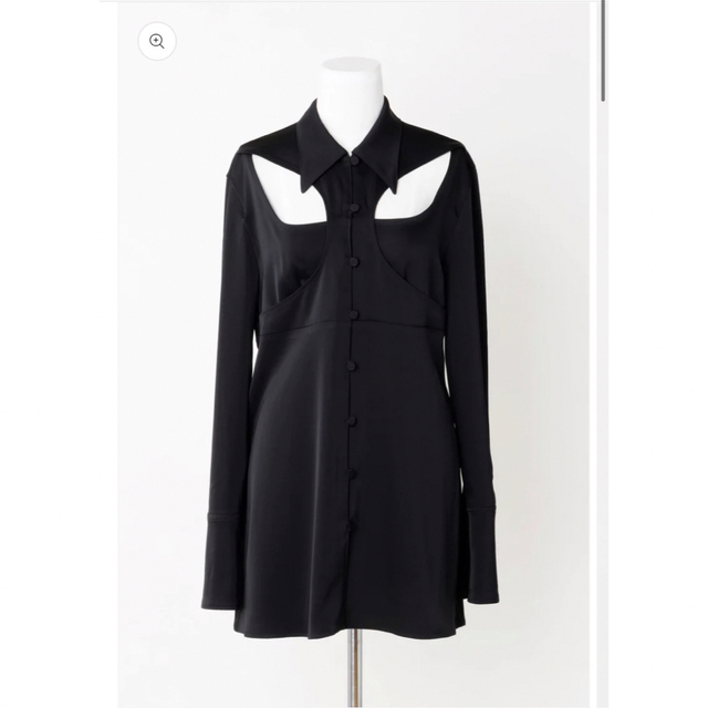ゆゆ様専用】FETICO CUTOUT SATIN SHIRTの通販 by rococo|ラクマ