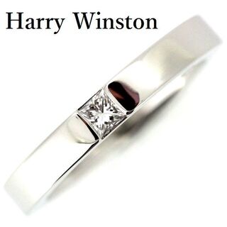 ハリーウィンストン(HARRY WINSTON)のハリーウィンストン プリンセス ダイヤモンドリング Pt950 6号 証明書あり(リング(指輪))