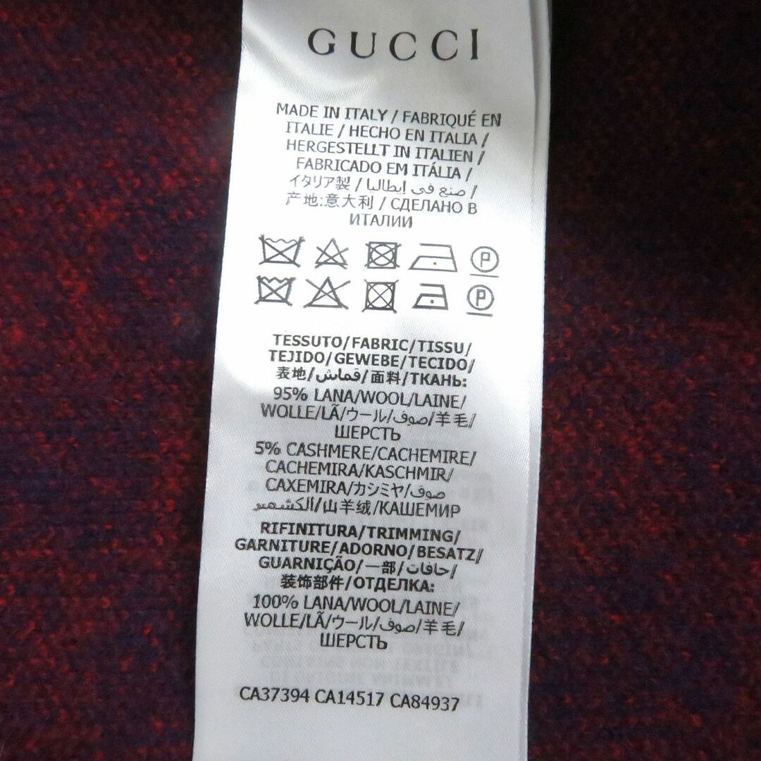 Gucci - 極美品□20SS GUCCI/グッチ 597724 GG総柄 ウール×カシミヤ