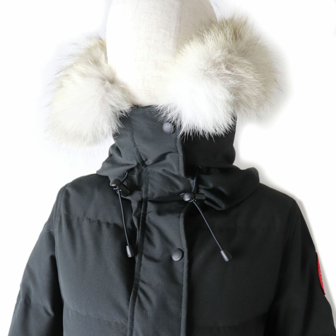 美品☆国内正規品 CANADA GOOS カナダグース 2302JL MACKENZIE マッケンジー ファー・フード付き ダウンコート ブラック M/M J09-st30213-693