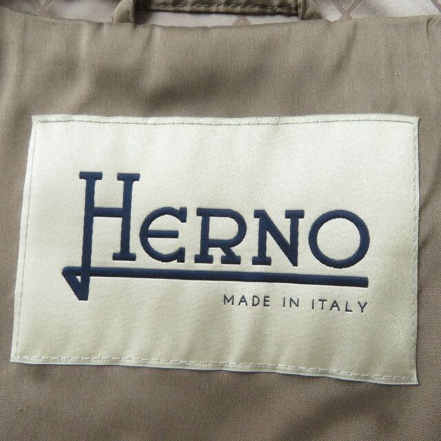 HERNO   ヘルノのモノグラム柄トレンチコート