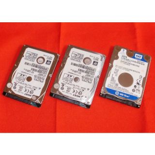 ★内蔵 HDD320G 2.5インチ SATA ３個セット正常判定 #2★(PCパーツ)