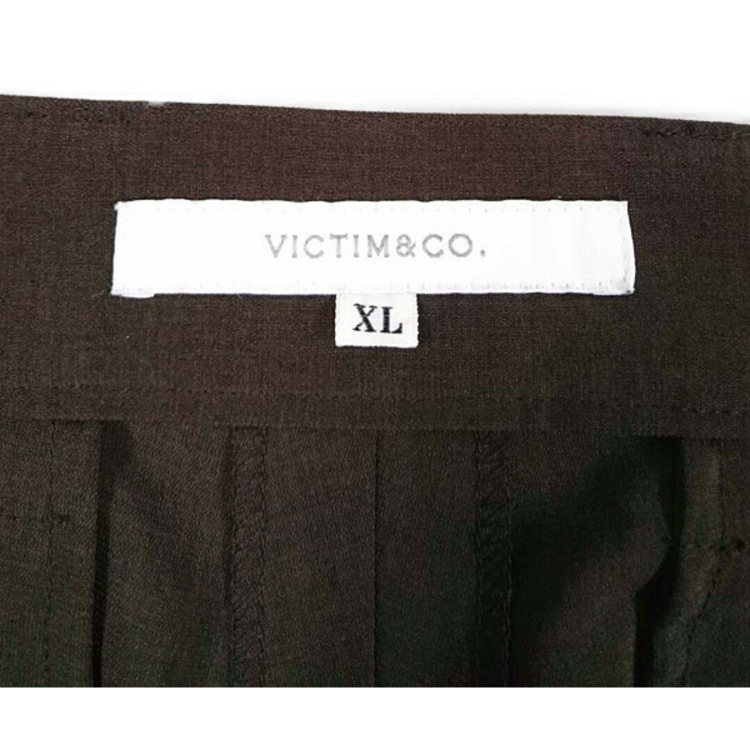 VICTIM(ヴィクティム)のVICTIM ヴィクティム 22SS SLIM SLACKS スリム スラックス パンツ ブラウン サイズXL 正規品 / 28133 メンズのパンツ(スラックス)の商品写真